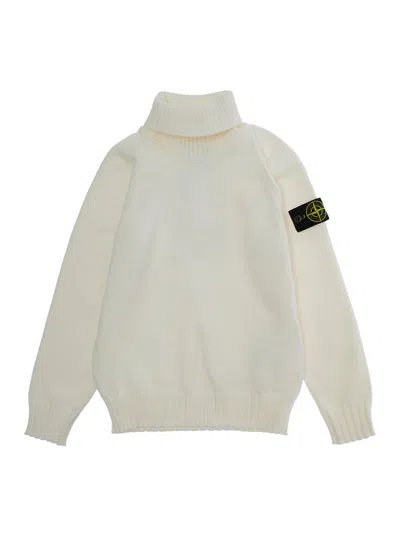 Stone Island Kids' 8116504a2v0099 In White