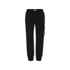 Stone Island Black Trousers For Boy With Compass In Black