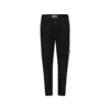 Stone Island Black Trousers For Boy With Compass In Black