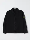 Stone Island Junior Compass Lightweight Bomber Jacket In Schwarz