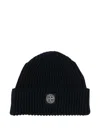 Stone Island Junior Caps Black In Black