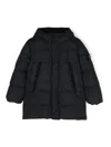 Stone Island Compass-badge Padded Coat In Black