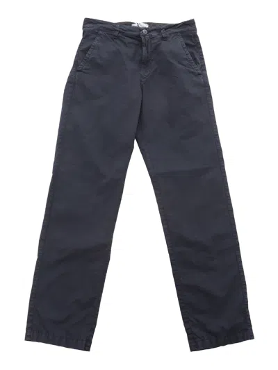 Stone Island Kids' Blue Straight Leg Trousers