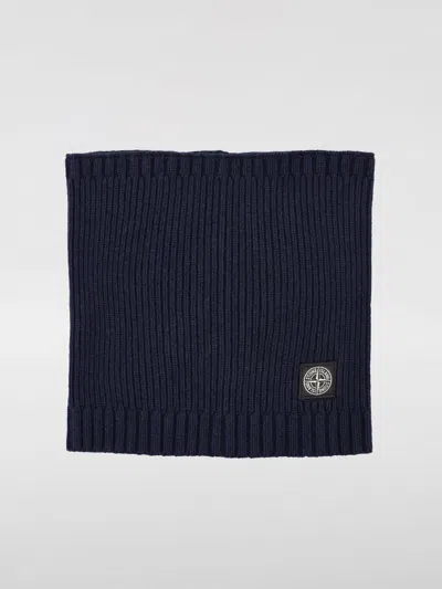 Stone Island Junior Boy's Scarf  Kids Color Blue In Blau