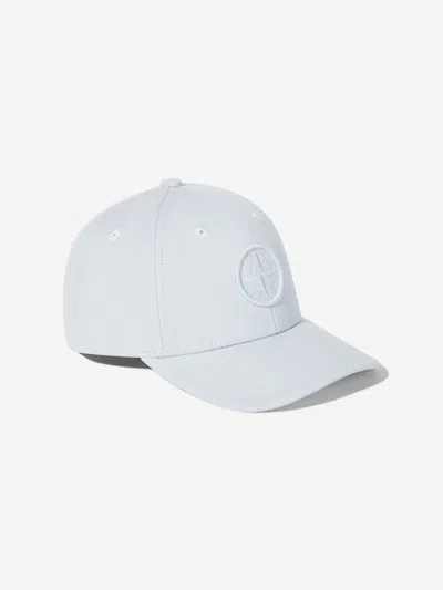 Stone Island Kids'  Junior Boys Compass Logo Cap In Blue