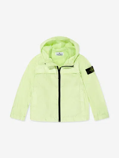STONE ISLAND STONE ISLAND JUNIOR STONE ISLAND BOYS HOODED ZIP UP JACKET