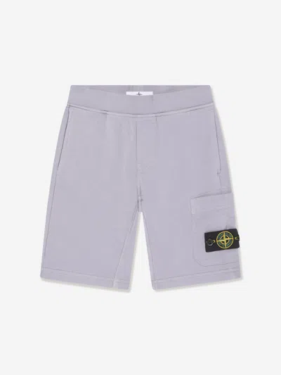 STONE ISLAND STONE ISLAND JUNIOR BOYS LOGO POCKET SHORTS