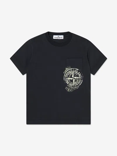 Stone Island Babies'  Junior Boys Logo Pocket T-shirt In Default Title