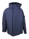 Stone Island Jacket In Blue
