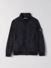 Stone Island Coat  Junior Kids Color Blue In Blue
