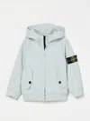 Stone Island Coat  Junior Kids Color Blue In Blau