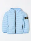 Stone Island Coat  Junior Kids Color Gnawed Blue