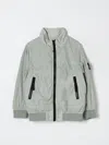 Stone Island Coat  Junior Kids Color Grey 1