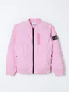 Stone Island Coat  Junior Kids Color Pink