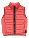 Stone Island Compass-badege Gilet In Red
