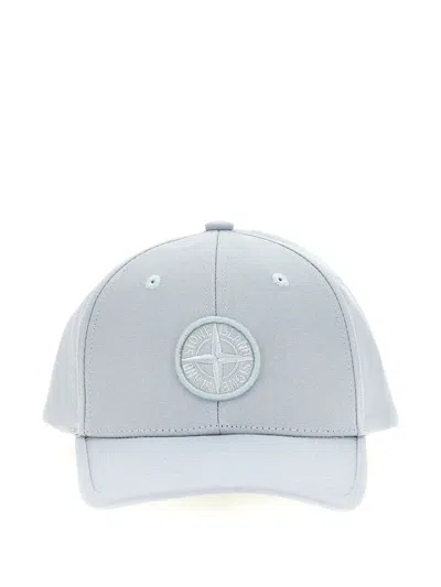 Stone Island Junior Babies' Compass-badge Baseball Cap In Blue