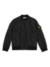 Stone Island Compass-badge Bomber Jacket In Black