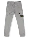 Stone Island Compass-badge Cargo Pants In 灰色