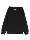 Stone Island Junior Sweatshirt In Black