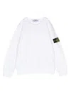 Stone Island Sweater  Junior Kids Color Ivory In Weiss