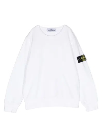 STONE ISLAND COMPASS-BADGE COTTON SWEATSHIRT