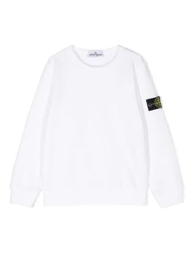 STONE ISLAND COMPASS-BADGE COTTON SWEATSHIRT