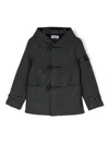 Stone Island Compass-badge Duffle Coat In 灰色