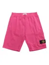 Stone Island Shorts  Junior Kids Color Fuchsia In Fucsia