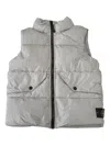Stone Island Compass-badge Gilet In Grey