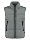Stone Island Compass-badge Gilet In Grey