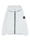 Stone Island Compass-badge Hoodie In Blue