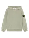 Stone Island Compass-badge Hoodie In Green