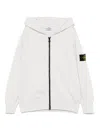 Stone Island Compass-badge Hoodie In Grey