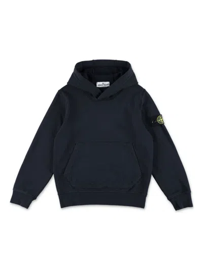 STONE ISLAND JUNIOR COMPASS-BADGE HOODIE