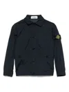 Stone Island Compass-badge Jacket In Blue