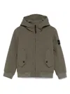 Stone Island Compass-badge Jacket In Green