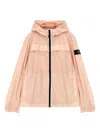 Stone Island Compass-badge Jacket In Pink