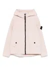 Stone Island Compass-badge Jacket In Pink