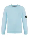 Stone Island Compass-badge Jumper In Blue