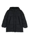 Stone Island Compass-badge Padded Coat In Black