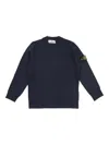 Stone Island Compass-badge Sweater In Black