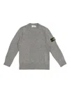 Stone Island Compass-badge Sweater In Gray