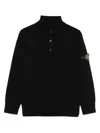 Stone Island Compass-badge Sweater In Black