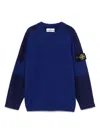 STONE ISLAND JUNIOR COMPASS-BADGE SWEATER