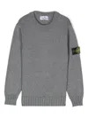 Stone Island Compass-badge Sweater In Grey