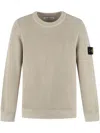 Stone Island Compass-badge Sweater In Neutrals