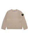 Stone Island Junior Maglia In Neutrals
