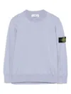 Stone Island Compass-badge Sweater In Purple