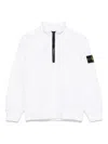 Stone Island Compass-badge Sweatshirt In 白色