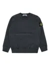Stone Island Compass-badge Sweatshirt In Black